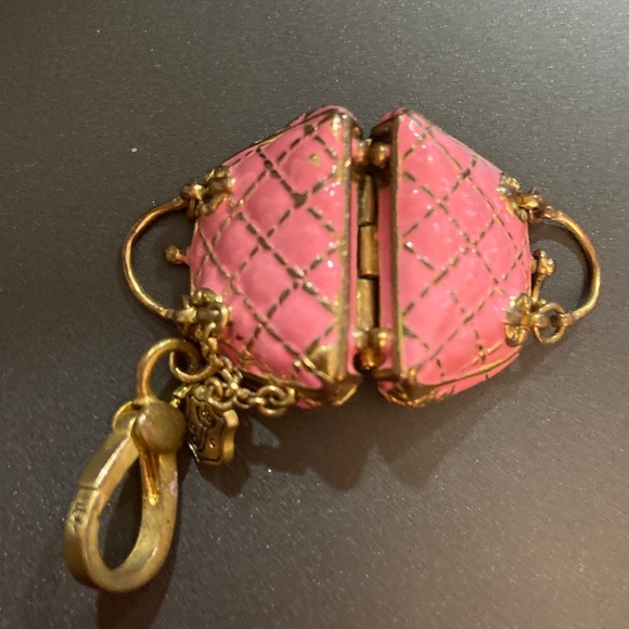 RARE Vintage Y2K JUICY COUTURE PINK QUILTED BOWLER BAG STATUS DAYDREAMER BARBIE - Picture 10 of 12